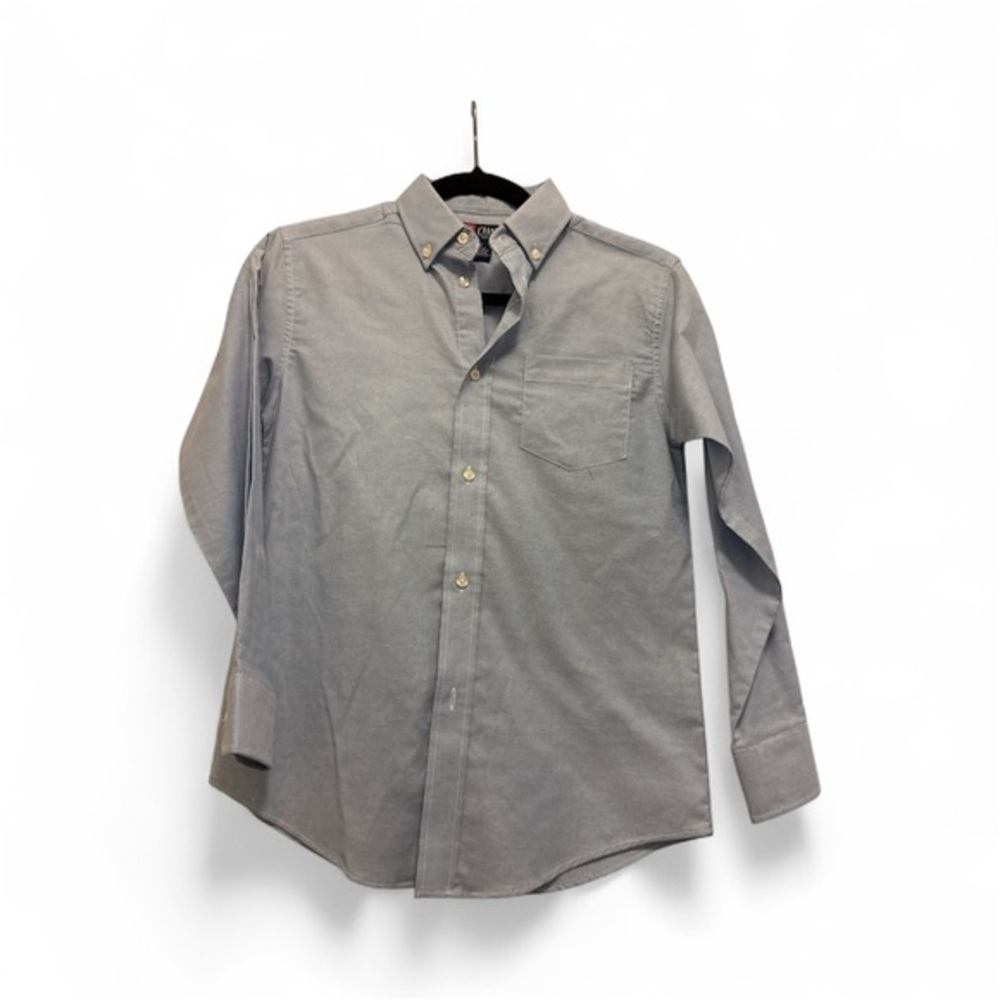Classic Light Blue Boys size 12 Shirt CHAPS